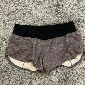Grey lululemon size 4 2.5inch speed ups
